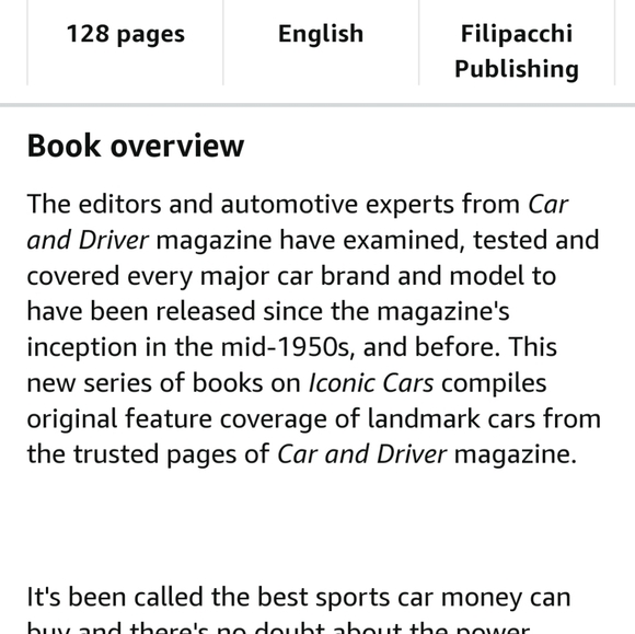 Car and Driver Iconic Cars Porsche Hard Cover Book New - Picture 7 of 7